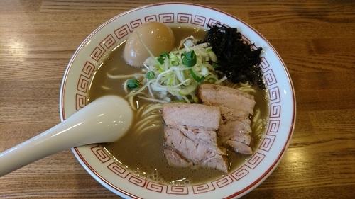 「濃厚煮干そば、味玉　890円」@煮干中華そば専門 煮干丸の写真