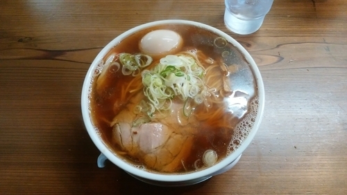 「味玉煮干し中華そば＋和え玉」@中華そば 弥惣吉の写真