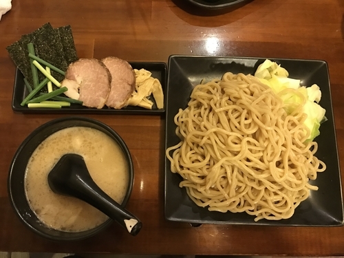 「塩つけ麺 大盛り」@caminoの写真