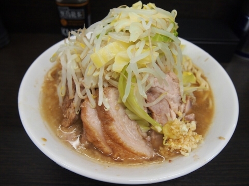 「大豚野菜ニンニク(950Yen)」@ラーメン二郎 川越店の写真