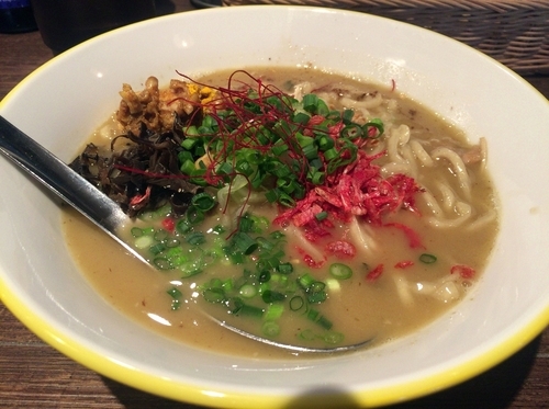 「グリーンカレーラーメン（980円）」@トマルカフェの写真