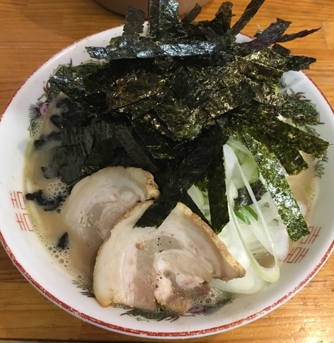 「海苔ねぎまみれラーメン (780円)」@博多ラーメン 恵比須の写真