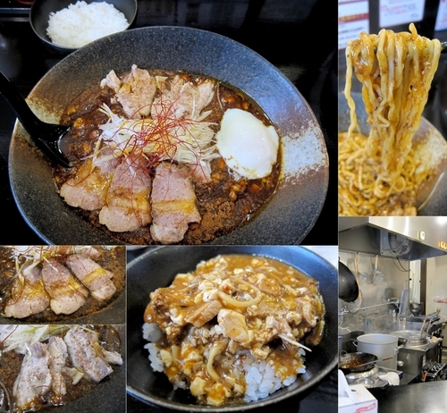 「麻婆まぜそば（ライス付き） 850円（大盛）」@麻婆まぜそば 麻ぜろうの写真