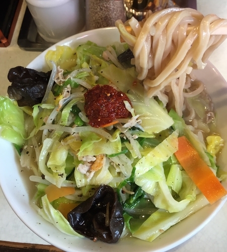 「赤玉たんめん(小・太麺・赤玉1/4)880円」@麺処 まるよし商店の写真