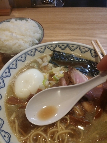 「煮干しらーめん(上)（980円）」@つじ田 奥の院の写真