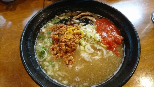 「鶏白坦々そば　900円」@はりけんラーメンの写真