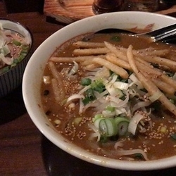 北海道スープカレーラーメン＋ハーフ丼ぶり