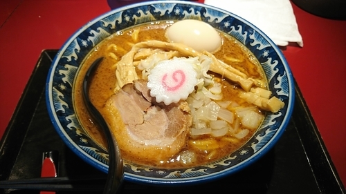 「魚介味噌ラーメン 味玉トッピング」@麺匠 佐蔵の写真