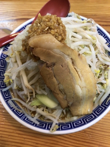 「角ふじ（720円）+中盛（50円）」@角ふじ 心麺の写真