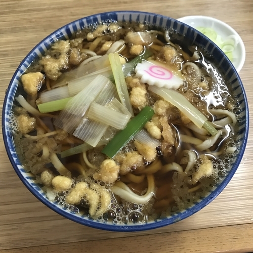 「たぬき（￥500）」@翁そばの写真