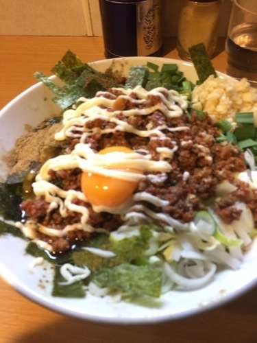 「限定 台湾混蕎麦（ニンニク ホアジャオ マヨ）」@豚星。の写真