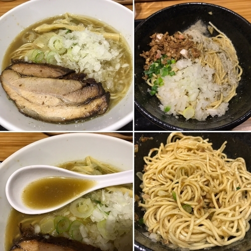 「煮干そば+替玉セット 980円」@つけめん・らーめん・煮干そば 金狼の写真