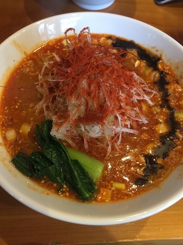 「【限定】坦々麺」@piacevole 澤 水天宮店の写真