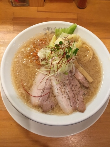 「【ゲゲゲ限定】エヘヘ背脂味噌ラーメン  850円」@中華そば ムタヒロ 大阪福島店の写真