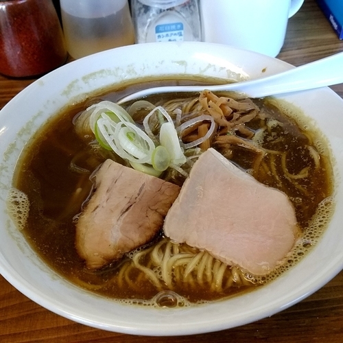 「煮干しそば（細麺）」@くじら食堂の写真