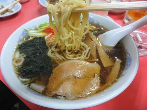 「ねぎラーメン700円+焼きギョーザ420円+他いろいろ」@中華 虎楽の写真