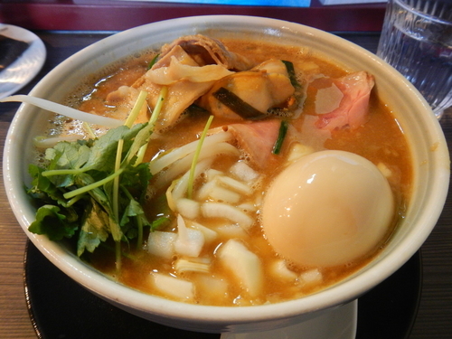 「牡蛎味噌ラーメン+味玉」@味噌専門店 〜味噌呉田   life〜の写真