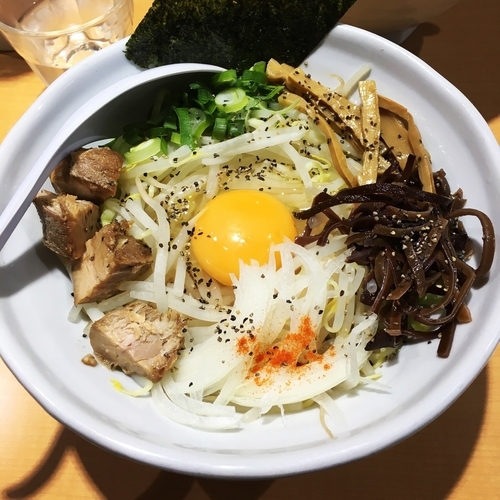 「まぜそば」@DOG HOUSEの写真