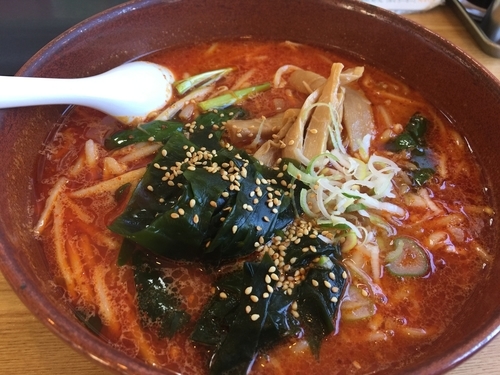 「雷ラーメン 大辛」@手打ちラーメン 金龍の写真