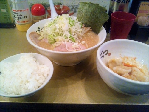 「ごっつAセット（1.000円）」@超ごってり麺 ごっつ 秋葉原店の写真