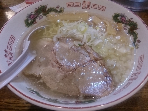 「朝専用中華そば 塩」@らあめん 寸八 総本店の写真