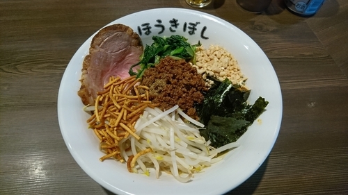 「特製汁なし担々麺　1,100円」@自家製麺 ほうきぼし 赤羽駅前店の写真