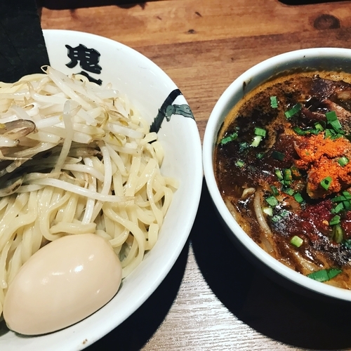 「特製カラシビつけ麺（1050円）」@カラシビ味噌らー麺・つけ麺 神田本店の写真