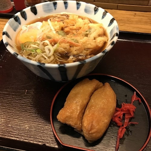 「朝食サービスセット（￥370）」@そば新 蒲田西口店の写真