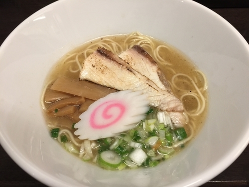 「あら炊き塩らぁ麺」@煮干し中華そば 津多屋の写真