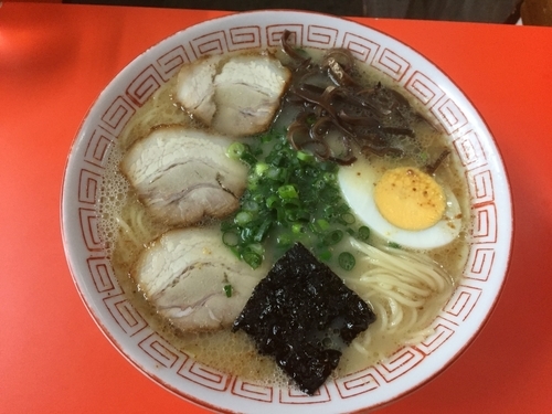 「ラーメン¥550+おにぎり¥50」@古亭ラーメンの写真
