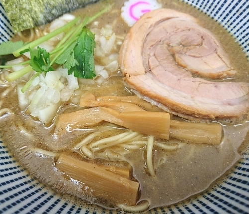 「濃厚煮干そば」@庵悟の写真