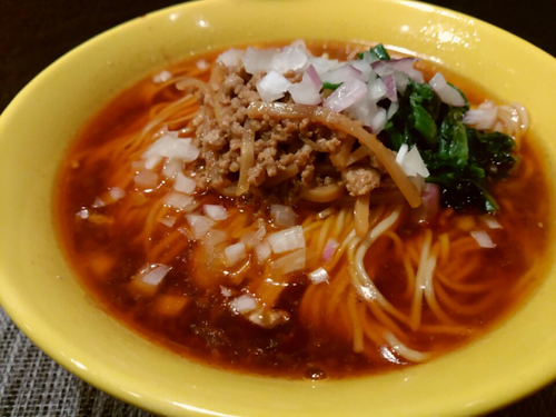 「【季節限定】タンタンタンメン800円＋大盛」@らーめん 惠本将裕の写真