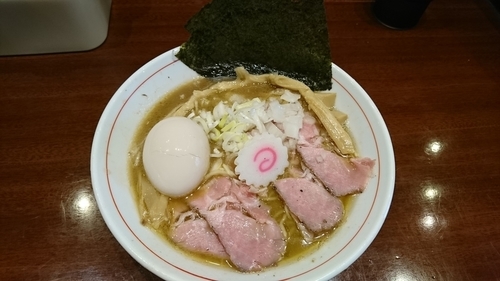 「特製煮干そば」@煮干中華そば 鈴蘭 新宿店の写真