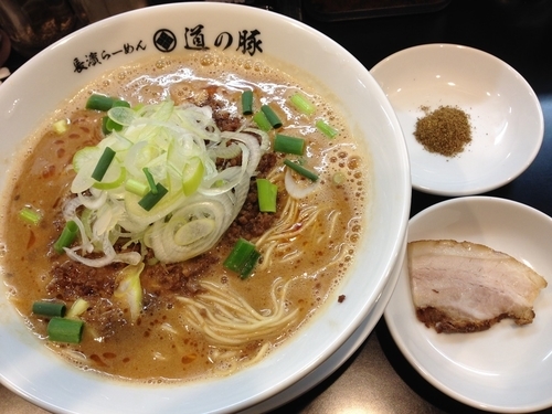 「濃厚担々麺（限定）」@長濱らーめん 道の豚の写真