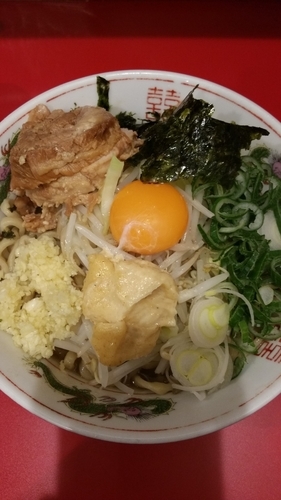 「汁なし」@ラーメン英二の写真