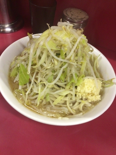 「ラーメン小（ニンニク・アブラ）700円」@ラーメン二郎 ひばりヶ丘駅前店の写真
