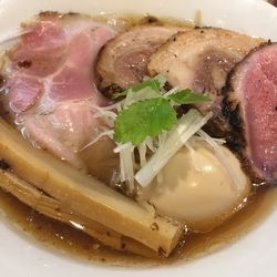 味玉鴨そば＋イベリコ豚チャーシュー