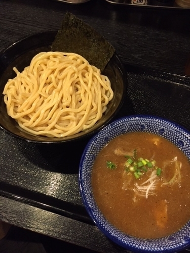 「濃厚魚介つけめん　820円　100ｇ麺マシ100円」@麺屋 中川會 錦糸町店の写真