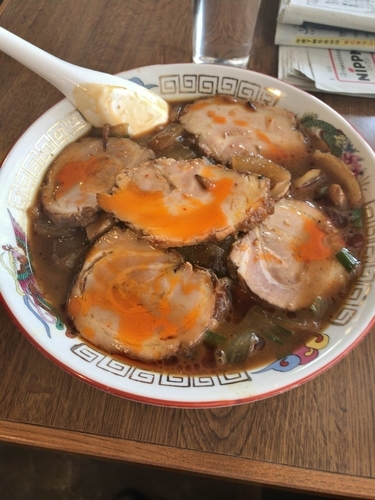 「56アリランチャーシュウ中(辛め)¥1.250」@アリランらあめん 八平の写真