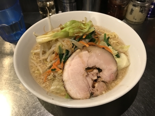 「温野菜らーめん」@跳馬らーめんの写真