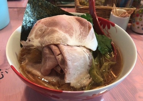 「凛々しい特製地鶏中華そば(980円)」@らーめん凛々の写真