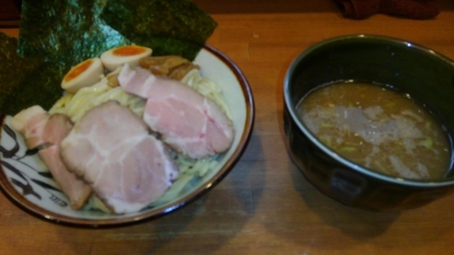 「特製鶏豚つけ麺」@麺屋 清水の写真