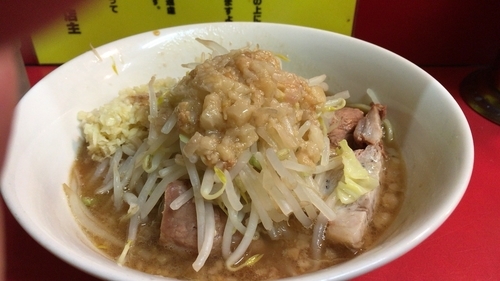 「豚ラーメン ニンニクアブラ」@豚ラーメン 蕨店の写真