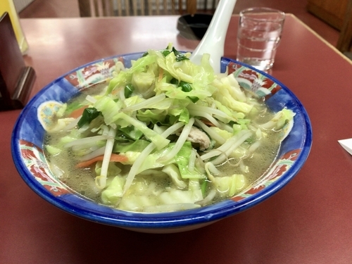 「タンメン」@手打らーめん 珍來 つくば松代店の写真