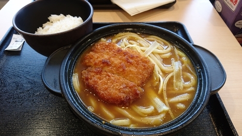 「限定/カツカレーうどん御膳+大盛り」@ゆで太郎 入間宮寺店の写真