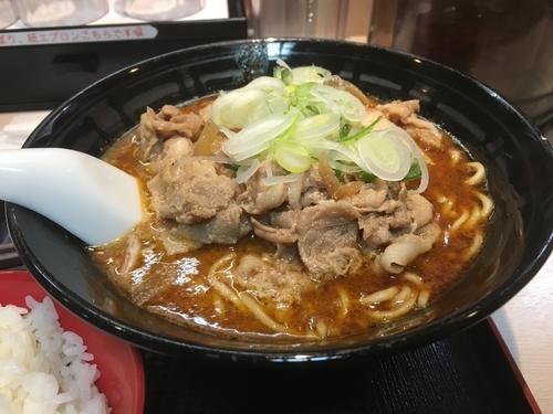 「カレー肉そば+ライス小／￥907+86」@麺屋ここいち うまこくカレーらーめん 秋葉原店の写真