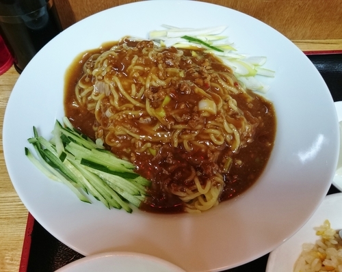 「ジャージャーメン定食 700円」@中華料理 花福の写真