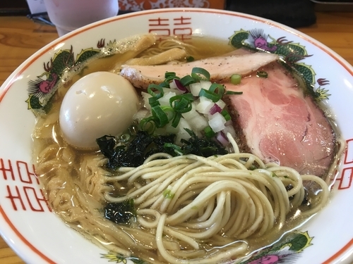 「味玉煮干しそば880円(塩)」@中華蕎麦 みうらの写真