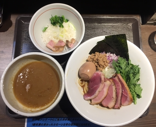 「[限定]鴨白湯和えつけそば950円」@つけ麺 一燈の写真