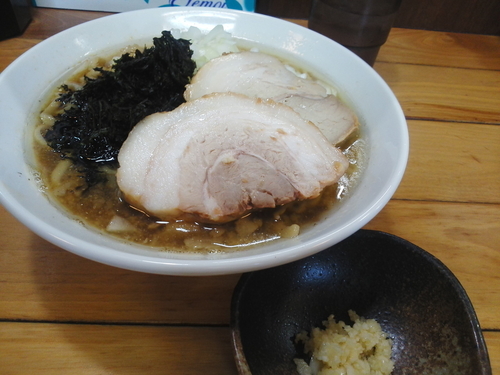 「背脂煮干しそば 780円」@ときわ亭の写真